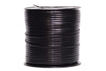 Telephone Flat Cable 4 Way Copper Black