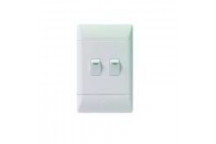 CBI 2  Lever 2 Way Light Switch 2X4 White