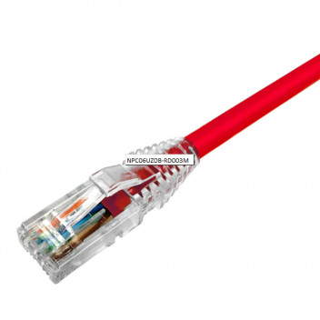 C/S Netconnect C6 UTP Patch Lead Red 3m