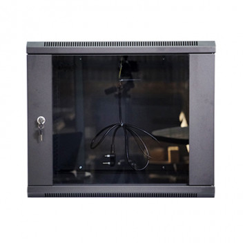 Lambda Cabinet Swing Frame 12U 500mm+200mm 19\" Excl Fans