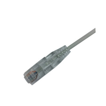 Superlink C6A UTP PVC Slim Patch Leads Grey 2m