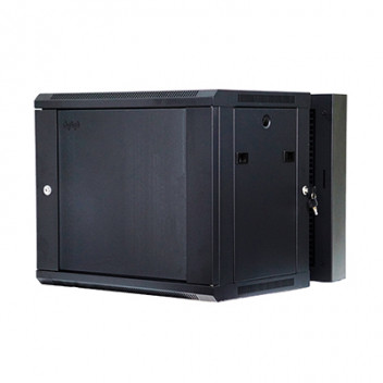 Lambda Cabinet Swing Frame 9U 500mm+200mm 19\" Excl Fans