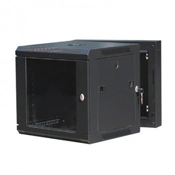 Lambda Cabinet Swing Frame 6U 500mm+200mm 19\" Excl Fans