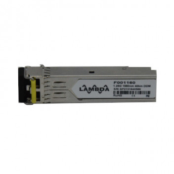 Lambda SFP Module 1.25G LC Single Mode DDM - 40KM