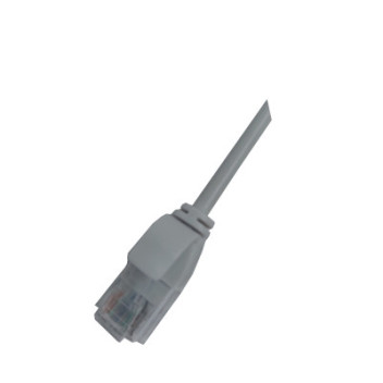 Superlink C6 UTP PVC Slim Patch Leads Grey 1m