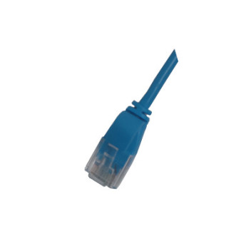 Superlink C6 UTP PVC Slim Patch Leads Blue 2m