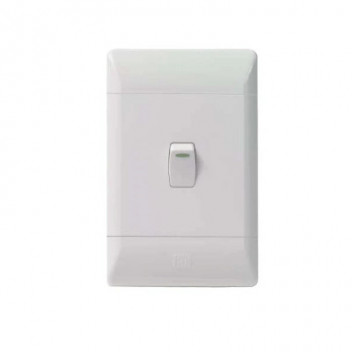 CBI 1 Lever 2 Way Light Switch 2X4 White