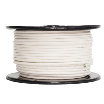 Telephone Quad Cable 0.5mm 4 Core Cream