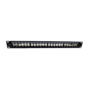 Lambda C5e C6 C6A Shielded Empty Patch Panel 24 Port