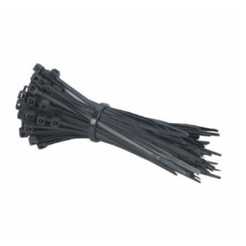 Cable Ties T30R Black 150mm x 3.5mm