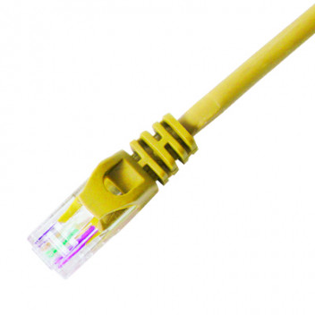 Lambda C5e UTP Patch Lead (LSZH) Yellow 20m