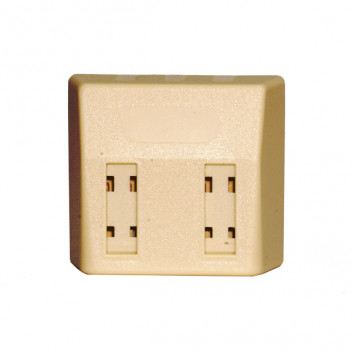 C5e/C6 SMK2 Surface Mount Box Ivory